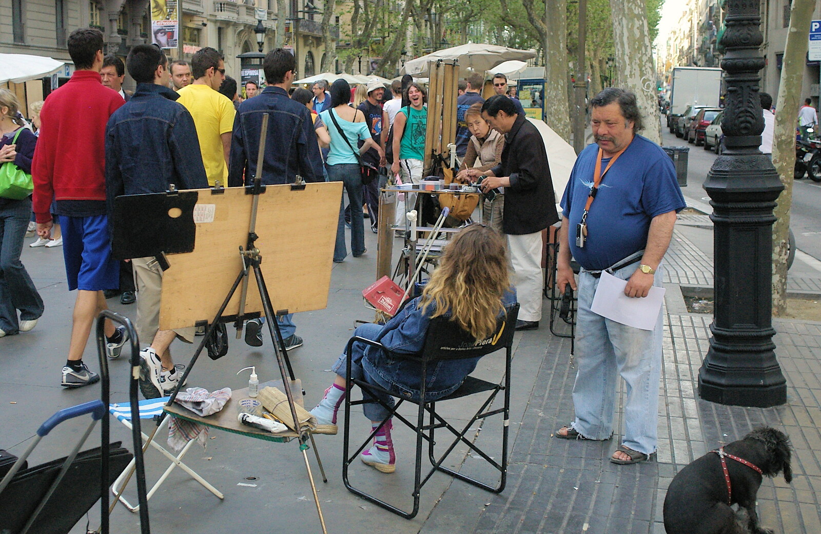 More artists from Montjuïc and Sant Feliu de Guíxols, Barcelona, Catalunya - 30th April 2005