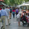 Café culture, Montjuïc and Sant Feliu de Guíxols, Barcelona, Catalunya - 30th April 2005