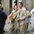 The Krishnas pass by, Montjuïc and Sant Feliu de Guíxols, Barcelona, Catalunya - 30th April 2005