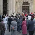 Confetti is lobbed around, Montjuïc and Sant Feliu de Guíxols, Barcelona, Catalunya - 30th April 2005