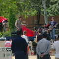 There's an outdoor concert in aid of the CGT, Montjuïc and Sant Feliu de Guíxols, Barcelona, Catalunya - 30th April 2005