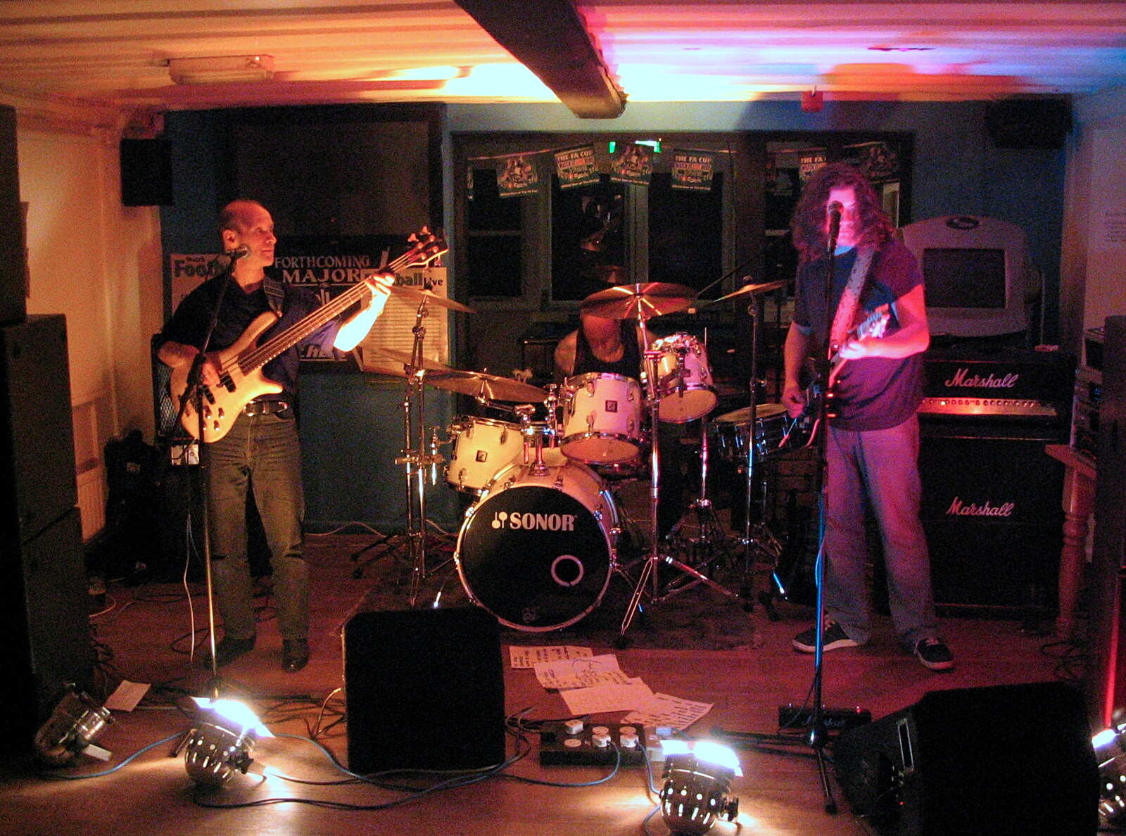 There' a rock band playing in the Waterfront from Music at the Waterfront and Upstairs at Revolution Records, Diss - 8th May 2005