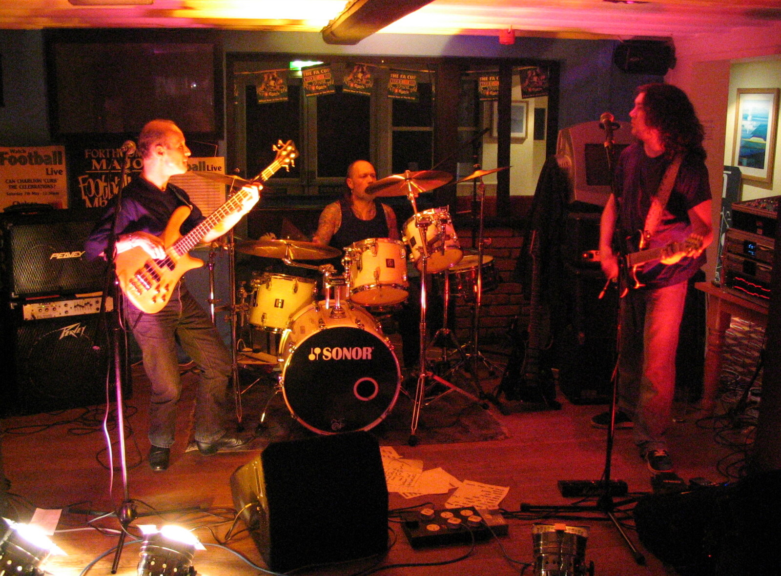 More rock band action in the Waterfront in Diss from Music at the Waterfront and Upstairs at Revolution Records, Diss - 8th May 2005