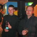 Phil and Marc by the bar in the Waterfront Inn, Music at the Waterfront and Upstairs at Revolution Records, Diss - 8th May 2005