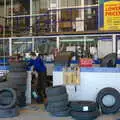 Richard at ATS does a tyre change, Music at the Waterfront and Upstairs at Revolution Records, Diss - 8th May 2005