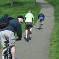 Round the cycle path that skirts the water, The BSCC Weekend Trip to Rutland Water, Empingham, Rutland - 14th May 2005