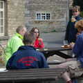 Suey looks over, The BSCC Weekend Trip to Rutland Water, Empingham, Rutland - 14th May 2005