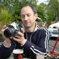DH checks his shots, The BSCC Weekend Trip to Rutland Water, Empingham, Rutland - 14th May 2005