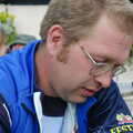Marc looks down, The BSCC Weekend Trip to Rutland Water, Empingham, Rutland - 14th May 2005