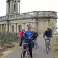 We head back from Normanton Church, The BSCC Weekend Trip to Rutland Water, Empingham, Rutland - 14th May 2005