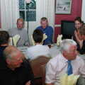The BSCC at dinner, The BSCC Weekend Trip to Rutland Water, Empingham, Rutland - 14th May 2005
