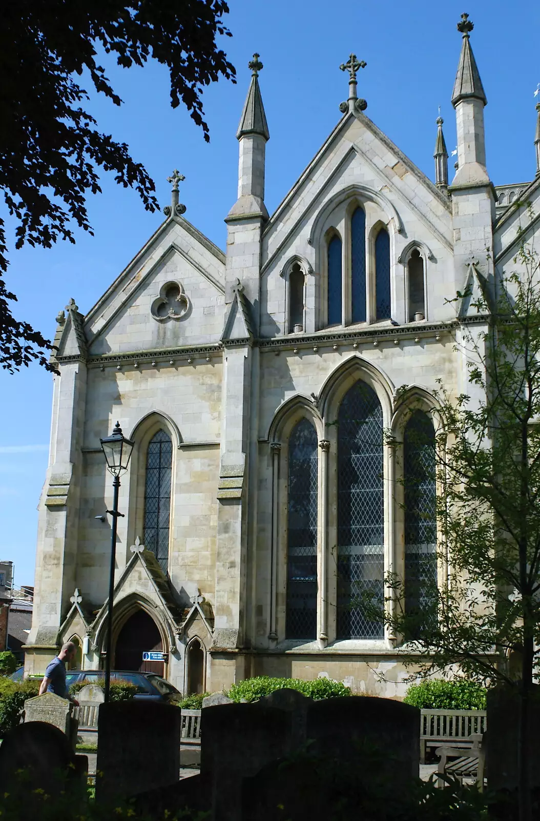 A Stamford church, from A Postcard From Stamford, Lincolnshire - 15th May 2005