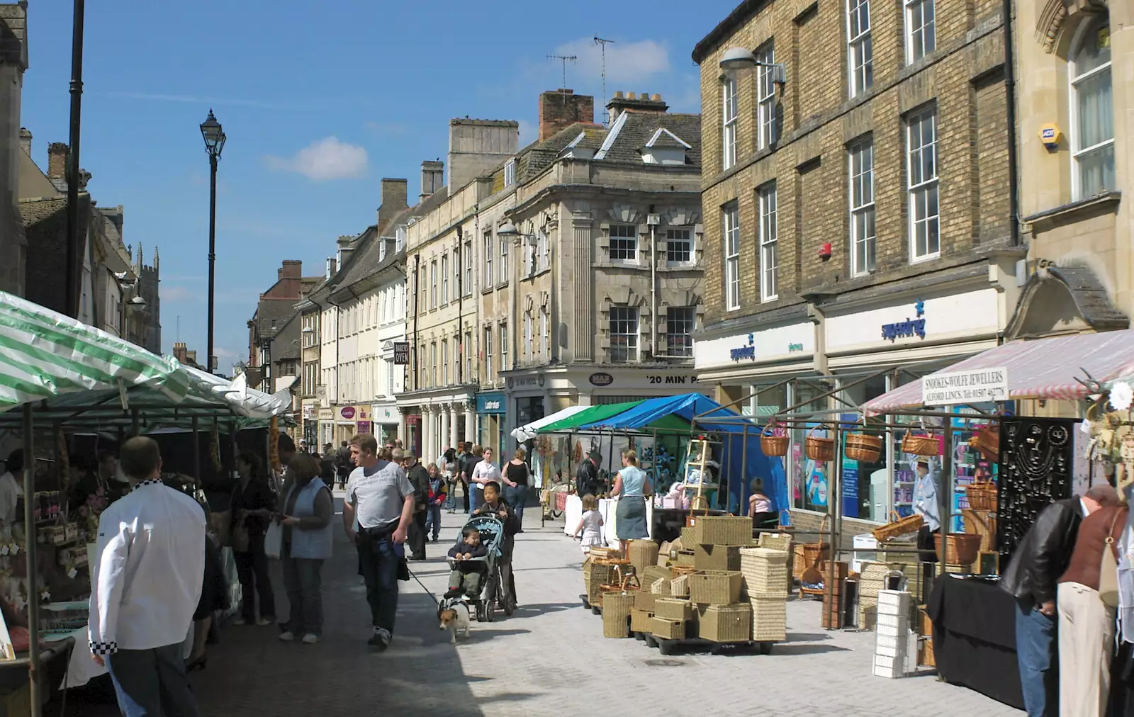 Stamford High Street, from A Postcard From Stamford, Lincolnshire - 15th May 2005