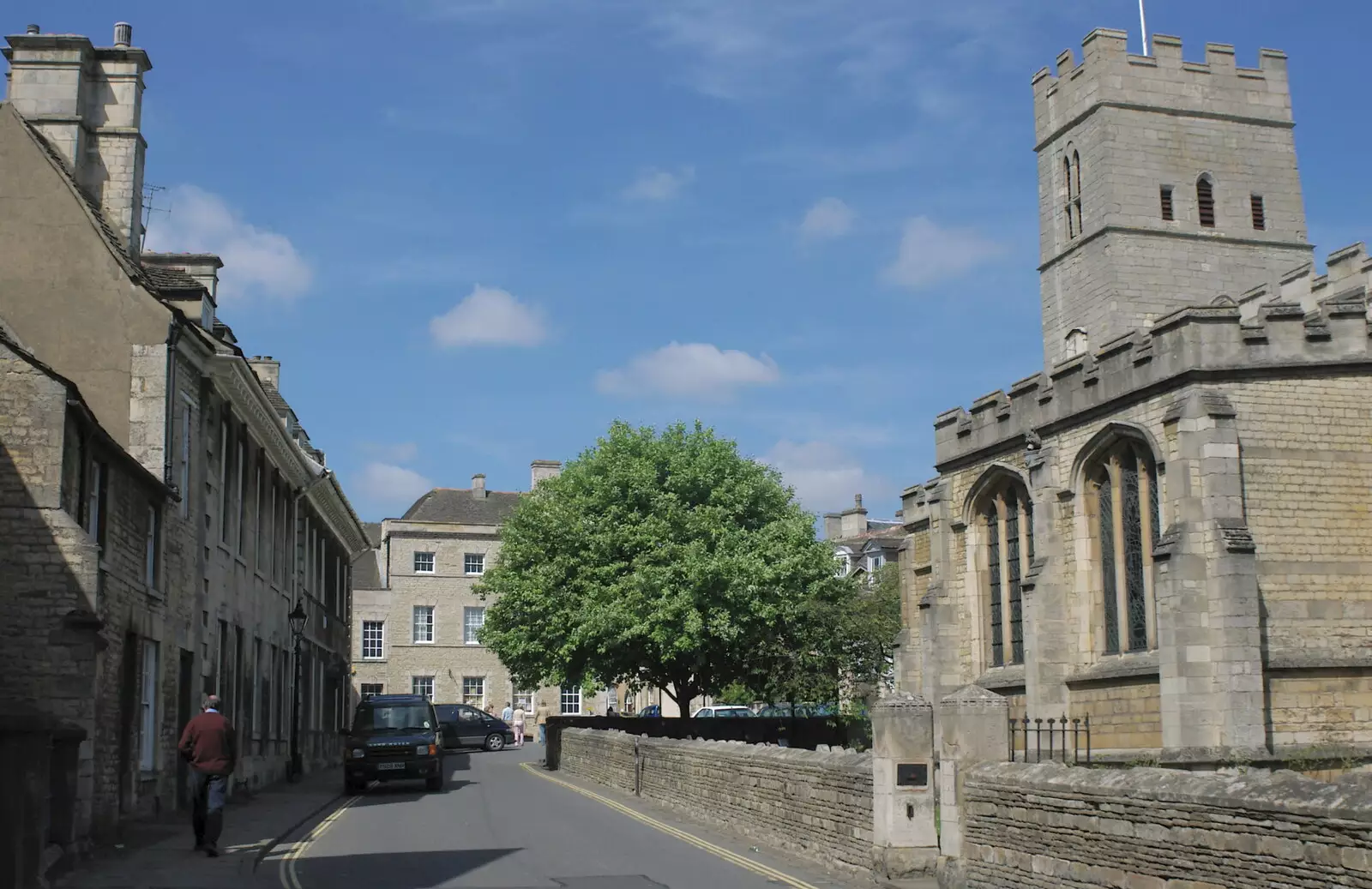 A church, from A Postcard From Stamford, Lincolnshire - 15th May 2005