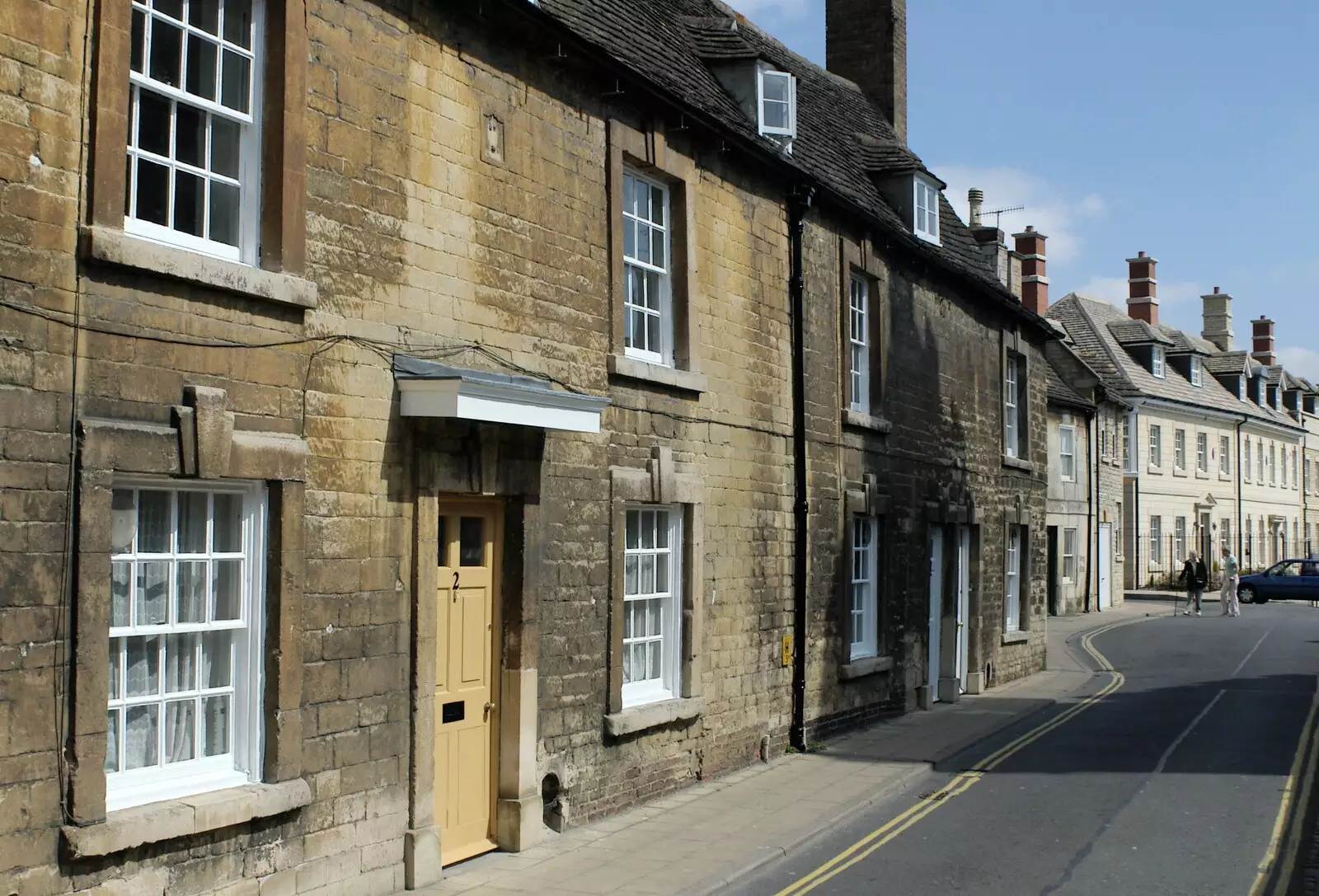 Limestone houses, from A Postcard From Stamford, Lincolnshire - 15th May 2005