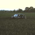 There's a VW Golf in a field of wheat, BSCC Bike Rides and Fun With Diffraction Gratings, Gissing and Diss - 26th May 2005
