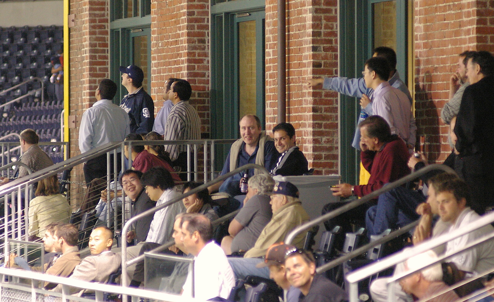 Russell McHugh entertains a customer from The Padres at Petco Park: a Baseball Game, San Diego, California - 31st May 2005