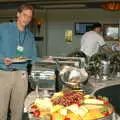 Luke looks up from the fruit salad, The BREW Developers Conference, San Diego, California - 2nd June 2005