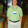 Nick models the 'uniform', The BREW Developers Conference, San Diego, California - 2nd June 2005