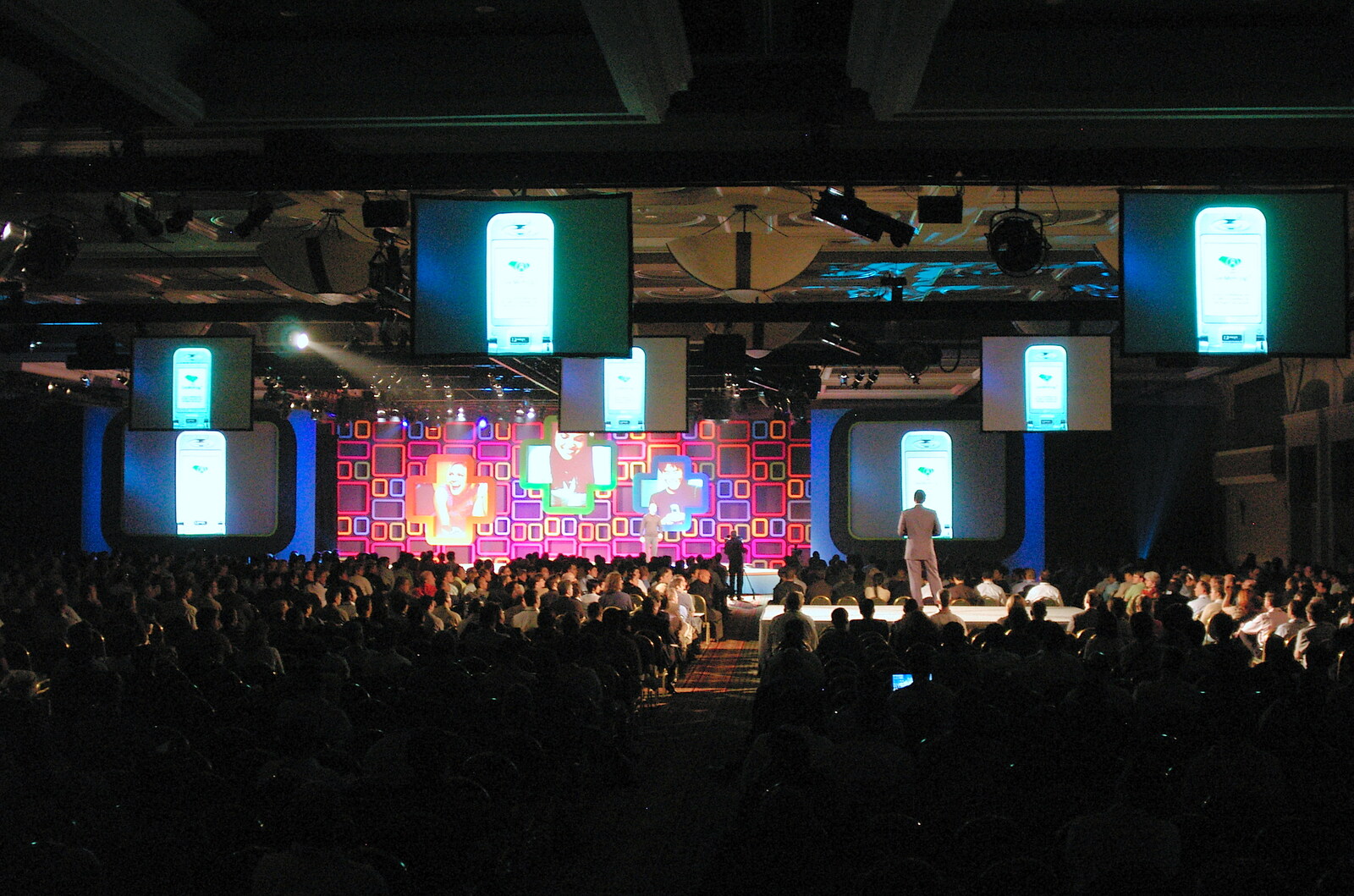 The keynote speeches, as seen from the back from The BREW Developers Conference, San Diego, California - 2nd June 2005