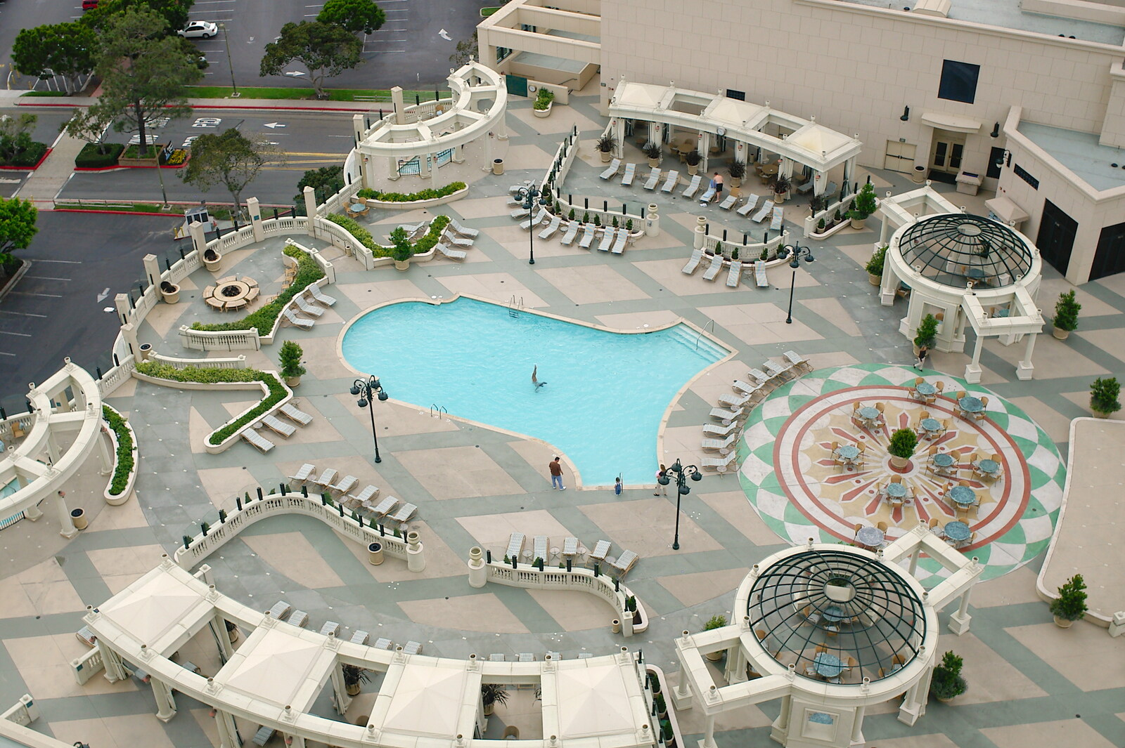A view of the hotel swimming pool from The BREW Developers Conference, San Diego, California - 2nd June 2005