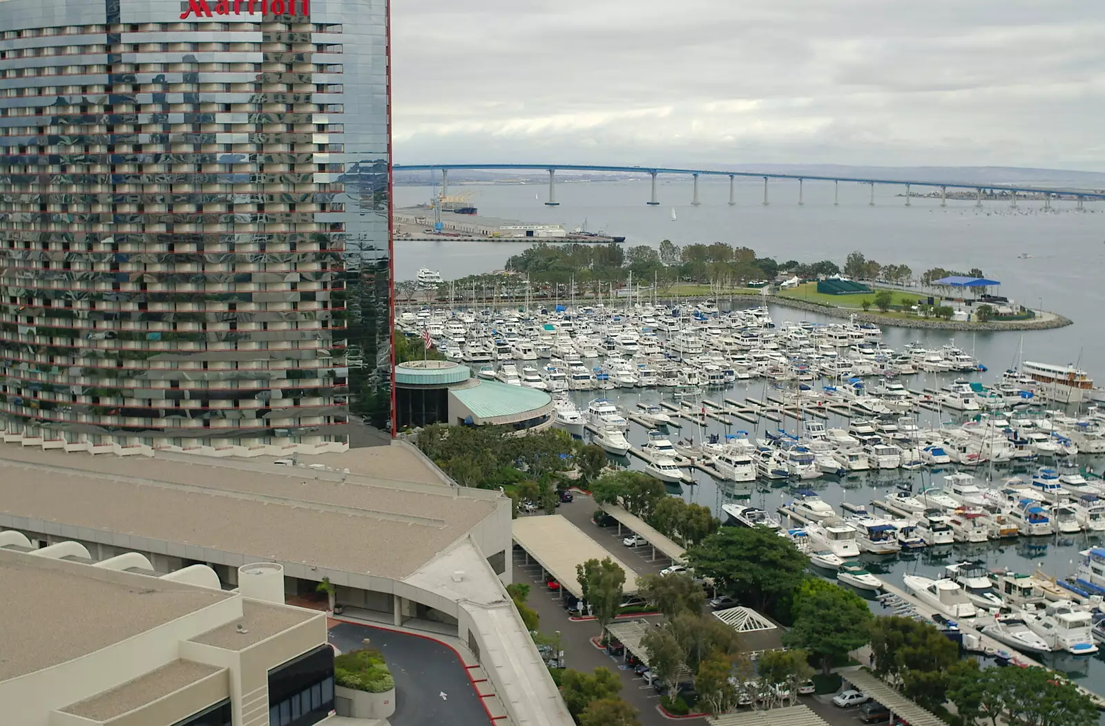 The shiny Marriott Hotel, and the Coronado Bridge, from The BREW Developers Conference, San Diego, California - 2nd June 2005