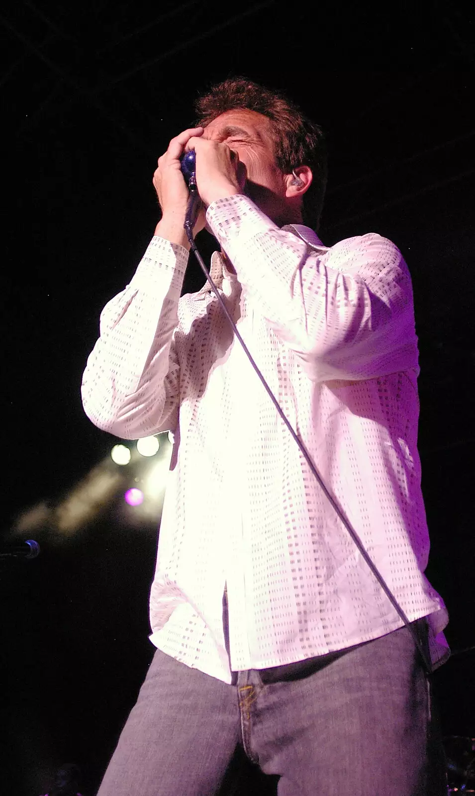 Harmonica action, from BREW Fest and Huey Lewis and the News, Balboa Park, San Diego, California - 2nd June 2005