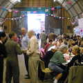 Inside the dance hangar, A 1940s VE Dance At Debach Airfield, Debach, Suffolk - 11th June 2005