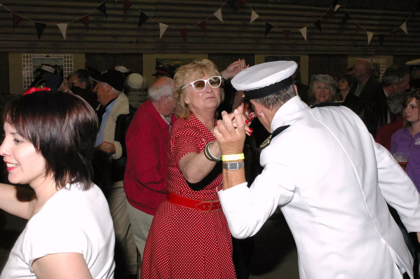 Not entirely 1940s sunglasses, from A 1940s VE Dance At Debach Airfield, Debach, Suffolk - 11th June 2005