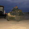 A Sherman tank appears, after a 5-year restoration, A 1940s VE Dance At Debach Airfield, Debach, Suffolk - 11th June 2005