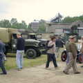 We have a look around the military vehicles, An Airfield Open Day, Debach, Suffolk - 12th June 2005