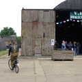 Richard cycles around, An Airfield Open Day, Debach, Suffolk - 12th June 2005