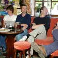 The pub gang, A BSCC Bike Ride and an Indoor Barbeque at the Swan, Tibenham and Brome - 16th June 2005