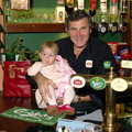 Alan and the baby, A BSCC Bike Ride and an Indoor Barbeque at the Swan, Tibenham and Brome - 16th June 2005
