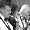The band's saxophone section, Another 1940s Dance, Ellough Airfield, Beccles, Suffolk - 24th June 2005