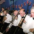 The trombones, Another 1940s Dance, Ellough Airfield, Beccles, Suffolk - 24th June 2005