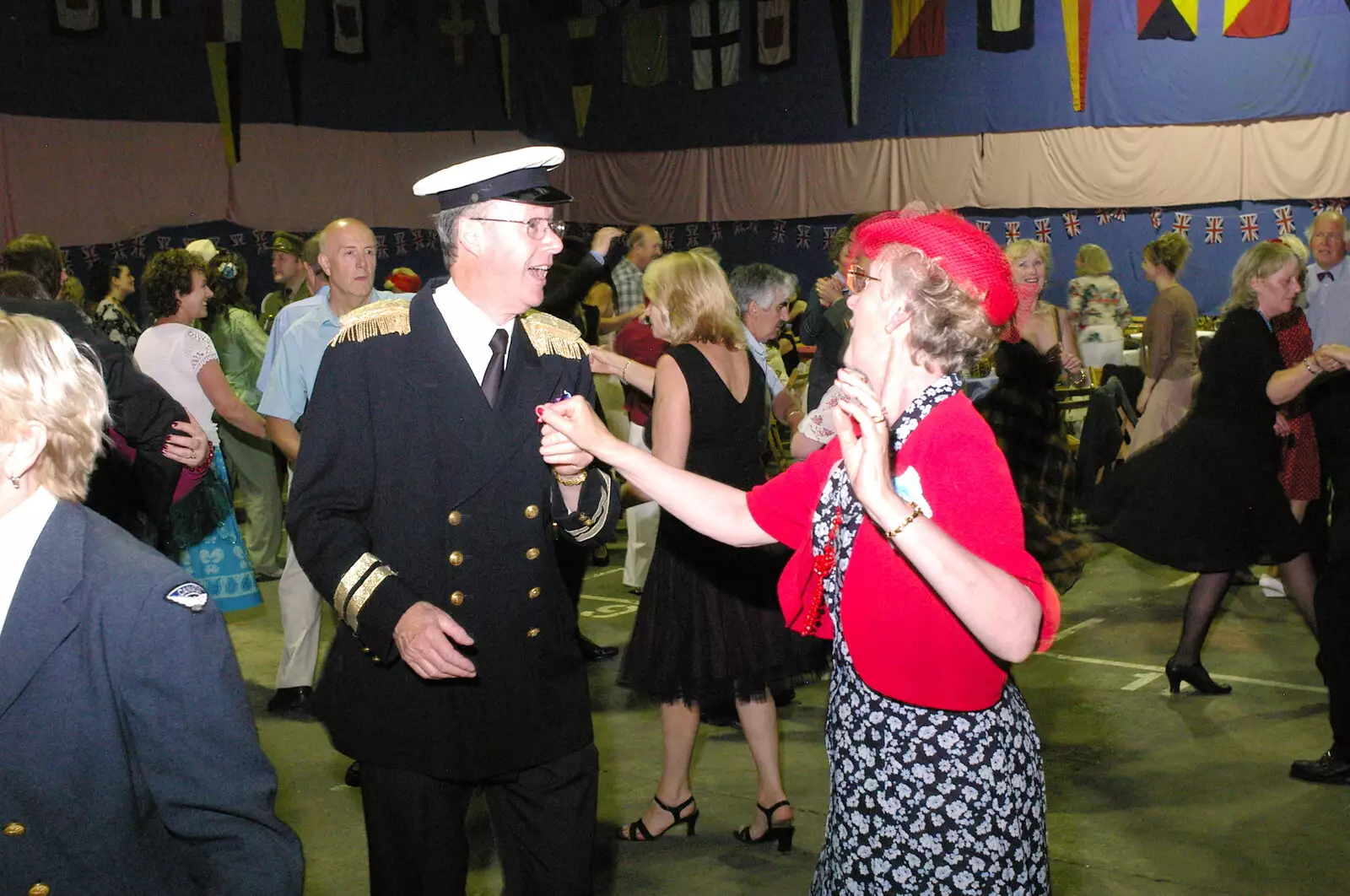 The admiral dances, from Another 1940s Dance, Ellough Airfield, Beccles, Suffolk - 24th June 2005