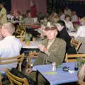 A US Army captain looks up, Another 1940s Dance, Ellough Airfield, Beccles, Suffolk - 24th June 2005