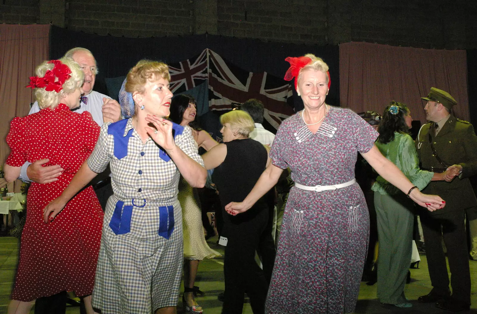 40s dancing, from Another 1940s Dance, Ellough Airfield, Beccles, Suffolk - 24th June 2005