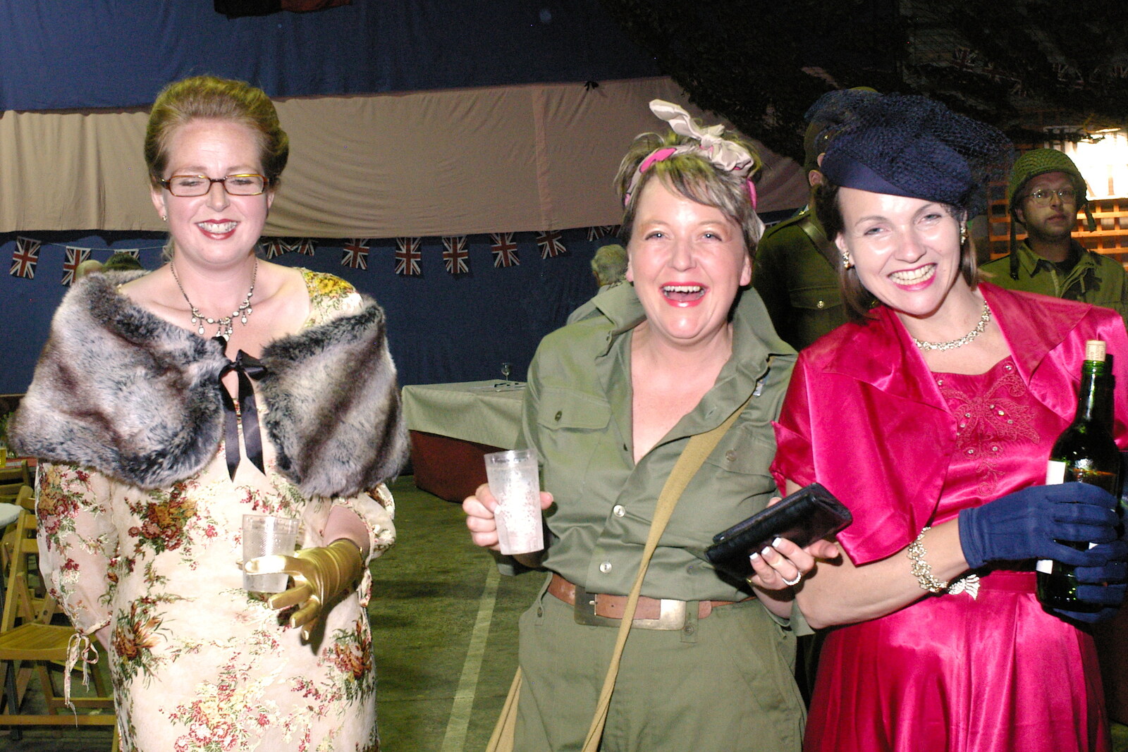 A land girl from Another 1940s Dance, Ellough Airfield, Beccles, Suffolk - 24th June 2005