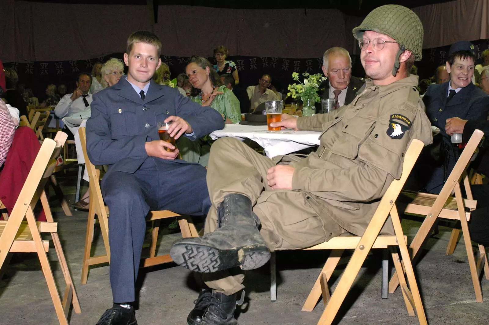 The Boy Phil and Marc, from Another 1940s Dance, Ellough Airfield, Beccles, Suffolk - 24th June 2005