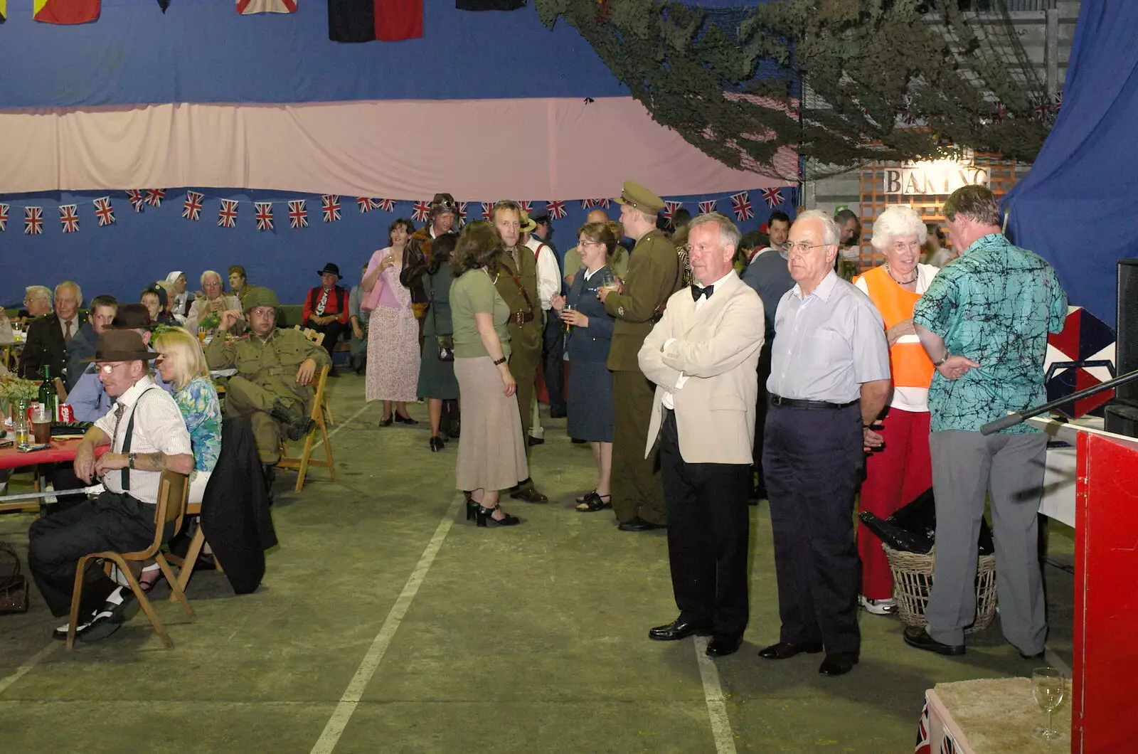 Watching the dancers, from Another 1940s Dance, Ellough Airfield, Beccles, Suffolk - 24th June 2005