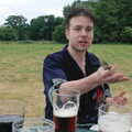 Alex, the sound engineer, The BBs do a Wedding Gig at Syleham, Suffolk - 25th June 2005