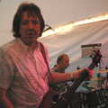 Max on bass, The BBs do a Wedding Gig at Syleham, Suffolk - 25th June 2005
