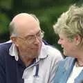 John and Sheila, A Combine Harvester and the Pig Roast, Thrandeston, Suffolk - 26th June 2005