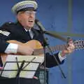 The Singing Traffic Warden, A Combine Harvester and the Pig Roast, Thrandeston, Suffolk - 26th June 2005