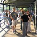 The gang at Bury St Edmund's bus station, Coldplay Live at Crystal Palace, Diss Publishing and Molluscs, Diss and London - 28th June 2005