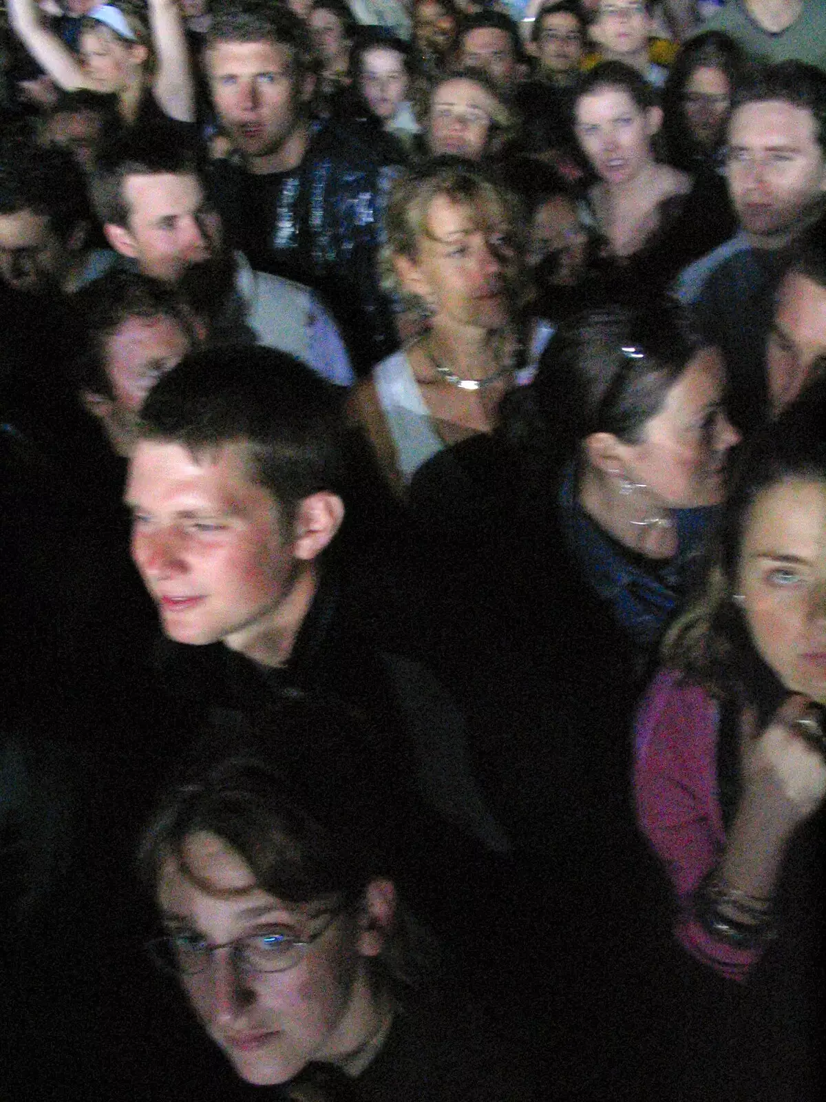 A spooky photo of Phil and Suey, from Coldplay Live at Crystal Palace, Diss Publishing and Molluscs, Diss and London - 28th June 2005