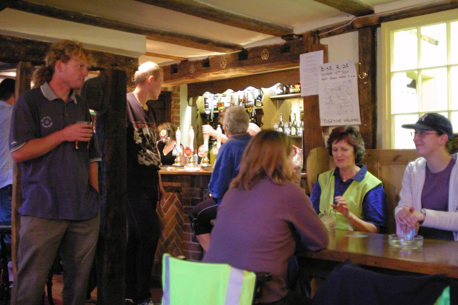 In the Thorndon Black Horse, the previous Thursday from The BSCC Charity Bike Ride, Walberswick, Suffolk - 9th July 2005