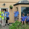 More of the gang outside the Star, The BSCC Charity Bike Ride, Walberswick, Suffolk - 9th July 2005